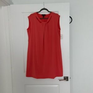 Ellen Tracy Coral Sleeveless dress Size L